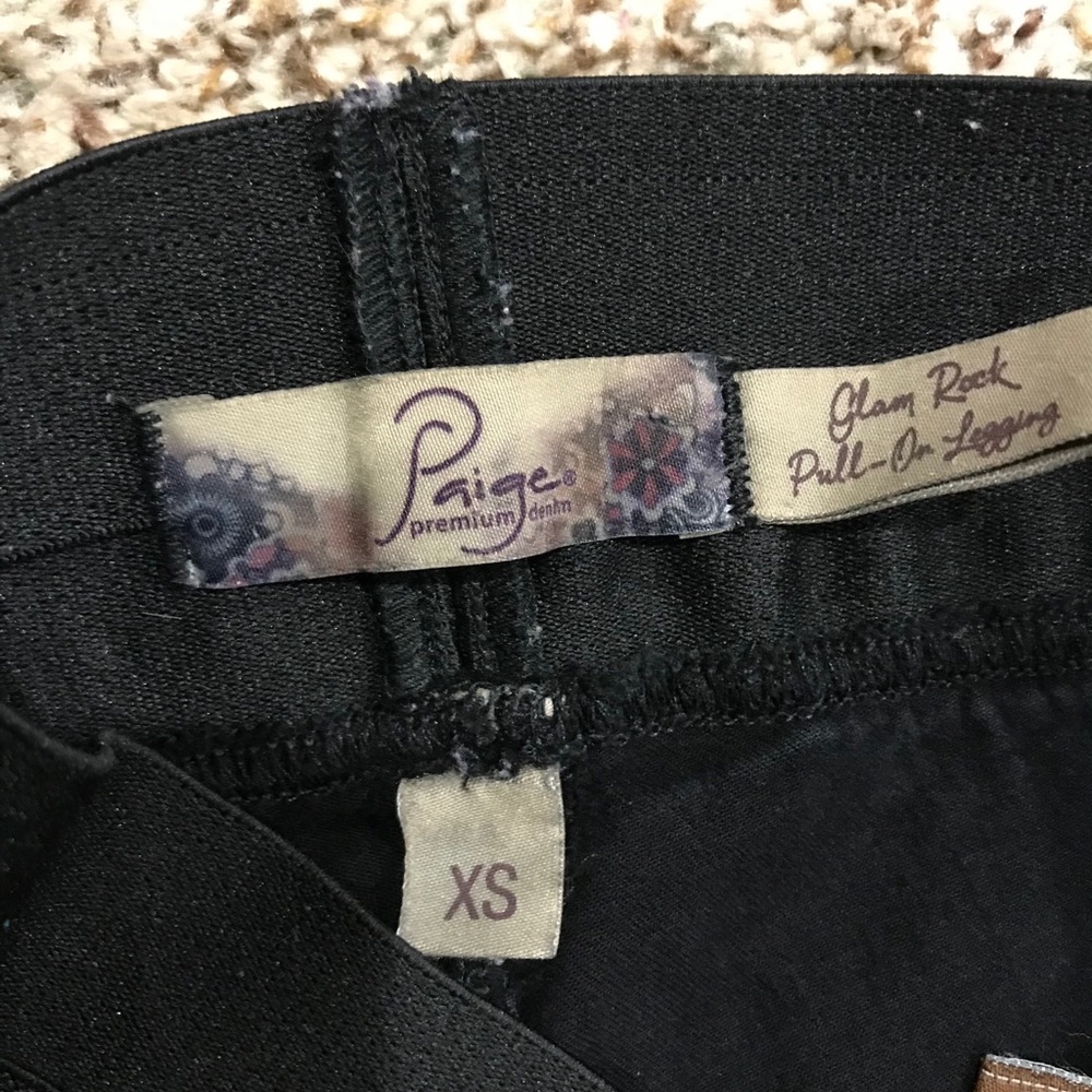 Paige Denim Glam Rock Leggings - image 2